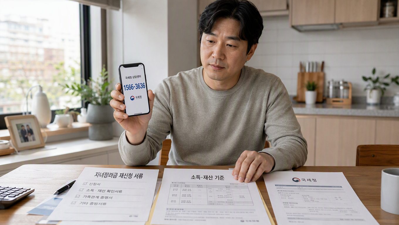 자녀 장려금 상담으로 재신청 조건과 불이익 확인하기